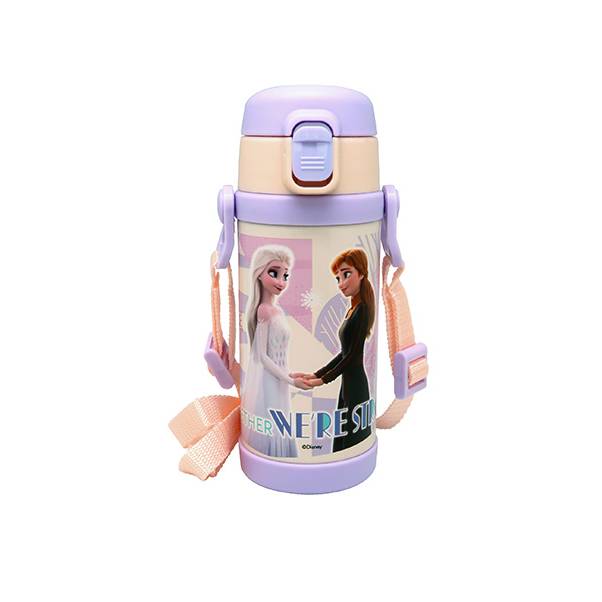 Frozen Vacuum Flask with Straw and String 340ml